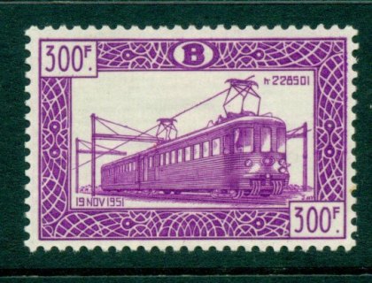 Belgium-1952-300f-Electric-Locomotive-MLH-Lot27312