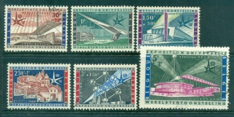 Belgium-1958-Worlds-Fair-Brussels-FU-lot83524