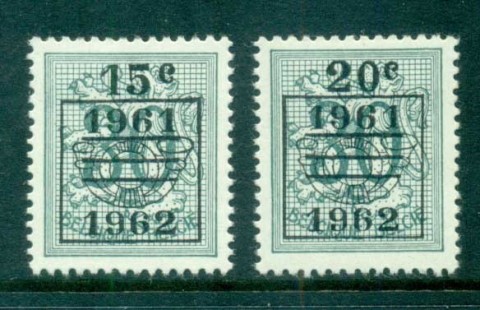 Belgium-1961-Surcharges-MLH-lot83242