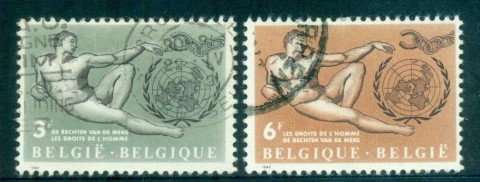 Belgium-1962-Declaration-of-Human-Rights-FU-lot83254