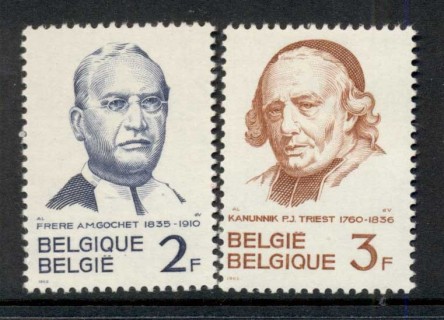 Belgium-1962-Portraits-MUH