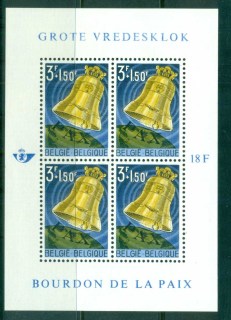 Belgium-1963-Peace-Bell-3f-MS-MUH-lot83534