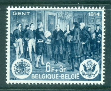 Belgium-1964-Treaty-of-Ghent-MLH-lot83541