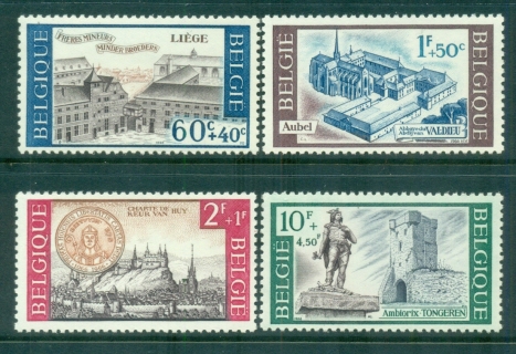 Belgium-1966-Buildings-MUH-lot83554