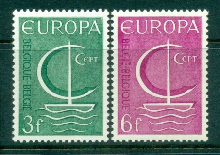 Belgium-1966-Europa-MLH-lot83291