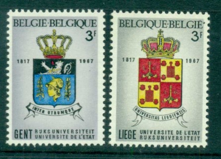 Belgium-1967-Universities-of-Ghent-Lieges-MLH-lot83302