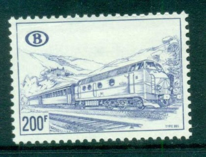 Belgium-1968-73-Railway-Stamp-200f-MUH-lot83636