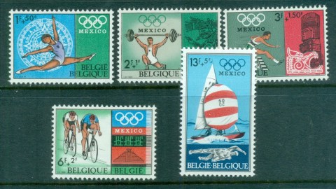 Belgium-1968-Mexico-City-Olympics-MUH-lot83565