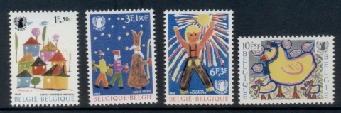 Belgium-1969-Childrens-Drawings-MUH