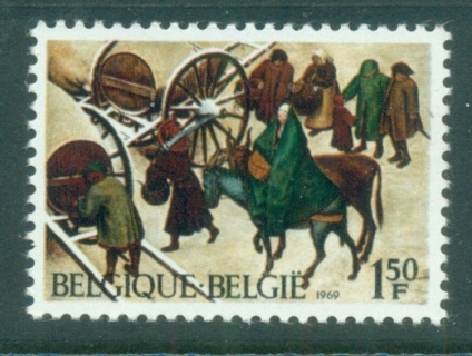 Belgium-1969-Xmas-MLH-lot83323