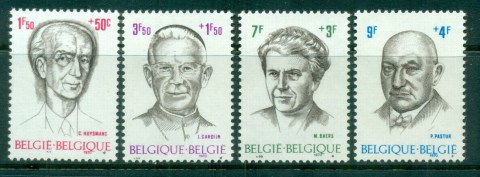 Belgium-1970-Portraits-MUH-lot83576