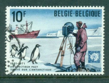 Belgium-1971-Antarctic-Treaty-FU-lot83341