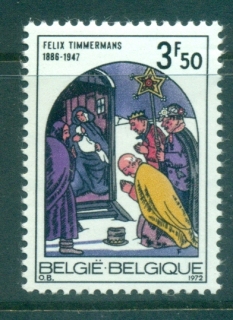 Belgium-1972-Xmas-MLH-lot83359