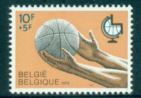 Belgium-1973-Basketball-MUH-lot83583