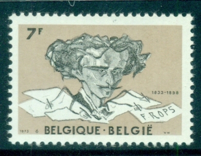 Belgium-1973-Felicien-Rops-MLH-lot83373