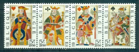 Belgium-1973-Old-Playing-Cards-Str-4-MUH-lot83585