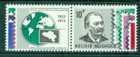 Belgium-1973-Stamp-Dealers-Assn-label-MLH-lot83368