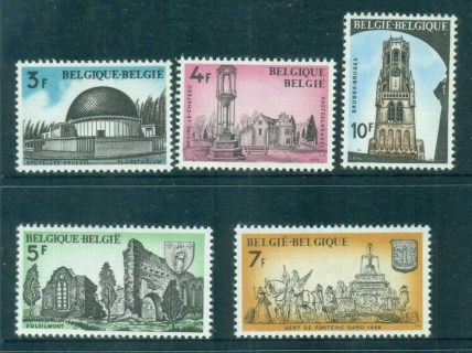 Belgium-1974-Historic-Buildings-Monuments-MLH-lot83379