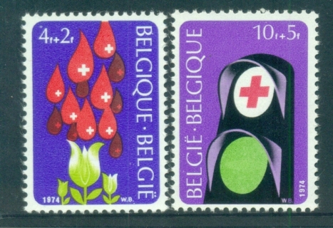 Belgium-1974-Red-Cross