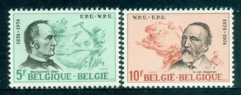 Belgium-1974-UPU-Centenary-MLH-lot83383