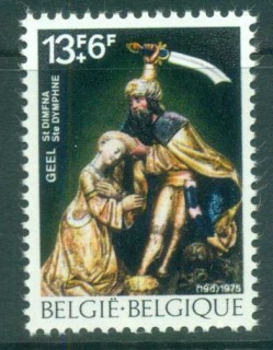 Belgium-1975-Beheading-of-Dympna-MUH-lot83590