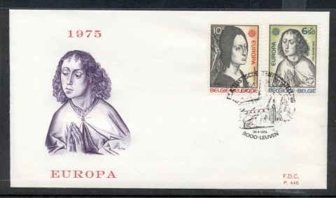 Belgium-1975-Europa-Paintings-FDC