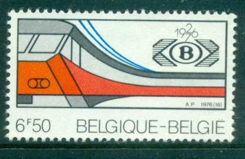 Belgium-1976-Belgian-Railroads-MLH-lot83428