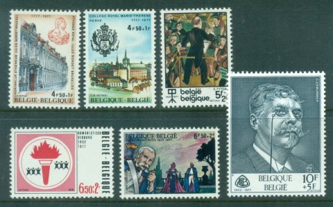 Belgium-1977-Anniversaries-MUH-lot83594