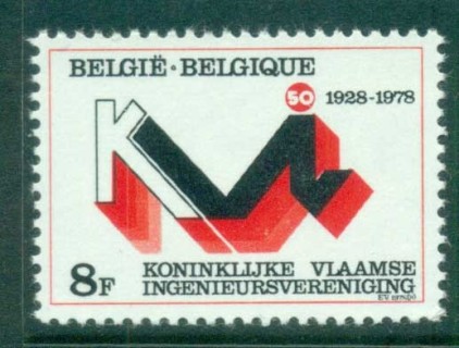 Belgium-1978-Engineers-Organisation-MUH-lot83426