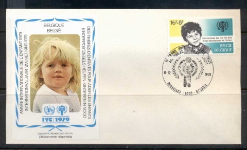 Belgium-1979-IYC-International-year-of-the-Child-FDC