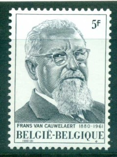 Belgium-1980-Frans-van-Cauwelaert-MUH-lot83444