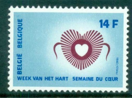 Belgium-1980-Heart-Week-MUH-lot83453