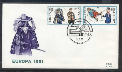 Belgium-1981-Europa-Folklore-FDC