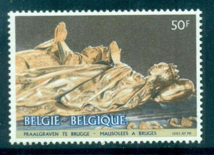 Belgium-1981-Mausoleum-of-Marie-of-Burgundy-Charles-the-Bold