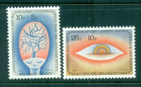 Belgium-1981-Visual-Oral-Handicaps-MUH-lot83610