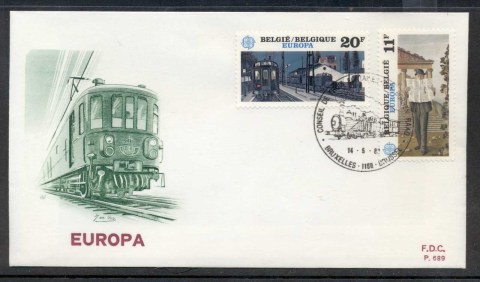 Belgium-1983-Europa-Human-Genius-FDC