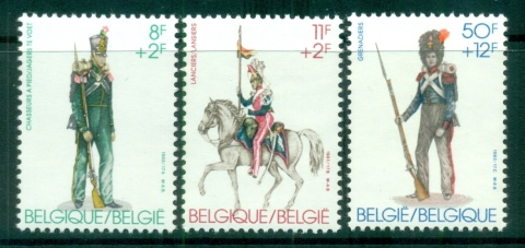 Belgium-1983-Rifles-Uniforms-MUH-lot83623