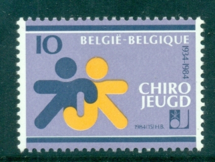 Belgium-1984-Christian-Youth-Movement-MUH-lot83504