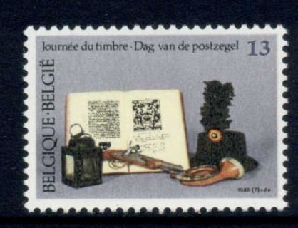 Belgium-1986-Stamp-Day-MUH