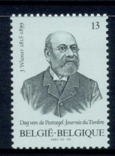 Belgium-1987-Stamp-Day-MUH