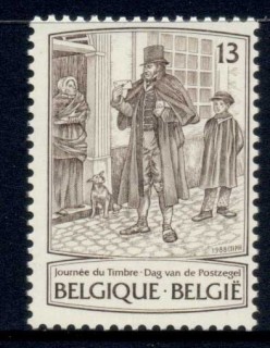 Belgium-1988-Stamp-Day-MUH