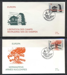 Belgium-1995-Europa-Peace-Freedom-2x-FDC