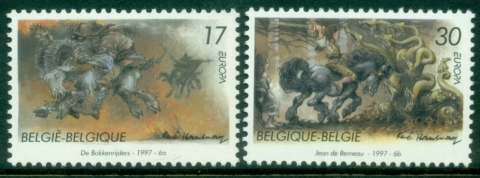 Belgium-1997-EUROPA-Stamps-Tales-and-Legends-MUH