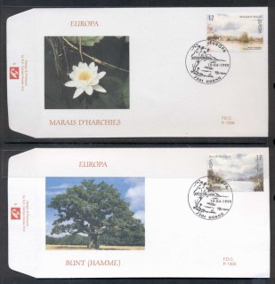 Belgium-1999-Europa-Nature-Parks-2x-FDC