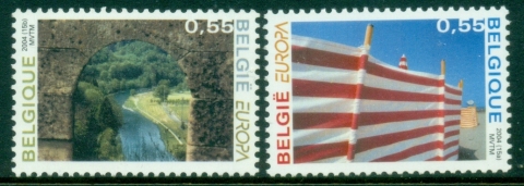 Belgium-2004-EUROPA-Stamps-Holidays-MUH