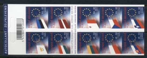 Belgium-2004-Expansion-of-the-EU-booklet-MUH