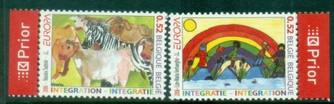 Belgium-2006-EUROPA-Stamps-Integration-Through-the-Eyes-of-Young-People-MUH
