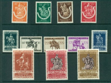 Belgium-1942-3-Statues-of-St-Martin-MH-Lot27240