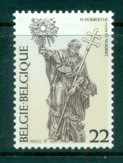 Belgium-1985-St-Norbert-850th-Death-Anniv-jpg-MUH-lot83508.jpg