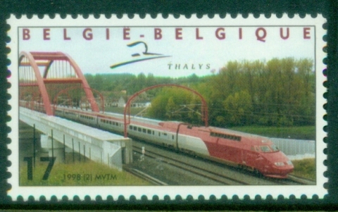 Belgium-1998-Trains-MUH